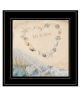 "Marriage is a Beach" by Trendy Decor 4U, Ready to Hang Framed Print, Black Frame