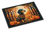 NEW Dachshund Fall Doormat Front Door Mat Indoor Outdoor Rugs for Entryway, Non Slip Washable Low Pile, 18H X 27W