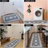Kitchen Rugs and Runner Sets of 3, Kitchen Floor Mat Carpet, Washable Non Slip Kitchen Runner Rug, Farmhouse Hallway Doormat for Holiday Home Decor