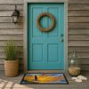 Beach Lighthouse Doormat Front Door Mat Indoor Outdoor Rugs for Entryway, Non Slip Washable Low Pile, 24H X 36W