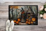 NEW Slavic Witch Spooky Halloween Doormat Front Door Mat Indoor Outdoor Rugs for Entryway, Non Slip Washable Low Pile, 18H X 27W