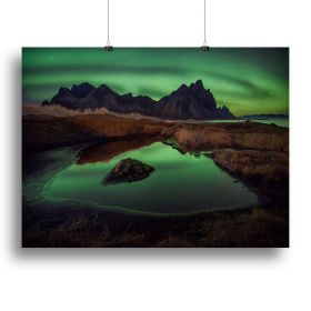 Mirror in the sand Canvas Print or Poster (Type: Poster Print, size: 32" x 24" / 80cm x 60cm approx)