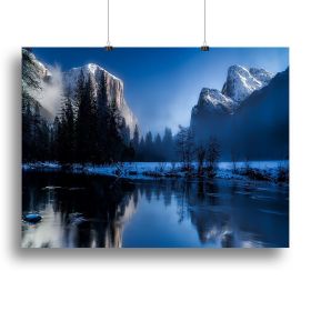 Yellowstone National Park Canvas Print or Poster (Type: Poster Print, size: 32" x 24" / 80cm x 60cm (approx))