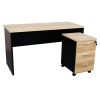 New design melamine desk office furniture latest wooden table designs office desk with movable drawers