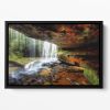 Under The Ledge Floating Framed Canvas