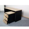 New design melamine desk office furniture latest wooden table designs office desk with movable drawers